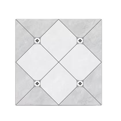 Gạch lát nền vuông men cổ 400*400mm chống thấm, chống trơn