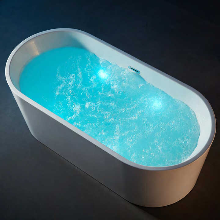 Bồn tắm acrylic tự đứng