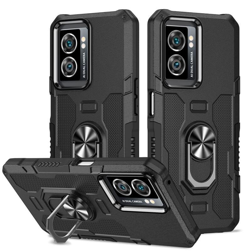 Ốp Lưng Điện Thoại TPU Chất Lượng Cao Bán Buôn Chống Sốc Chống Trượt Vỏ Từ Tính Tích Hợp Giá Đỡ Vòng Sạc Không Dây cho Oppo A57