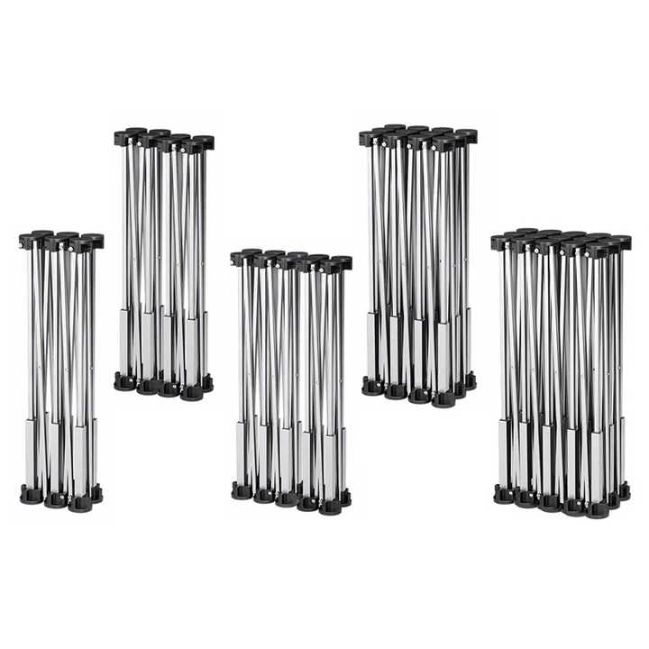 Bàn làm việc bằng gỗ đa năng bằng hợp kim nhôm có chân gấp kiểu nhện và bàn điều khiển có thể thu vào