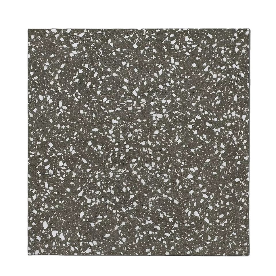Gạch lát nền sứ mờ Terrazzo 600x600mm của Nhà máy Trung Quốc, dùng cho phòng tắm và ngoại thất, chống trượt.