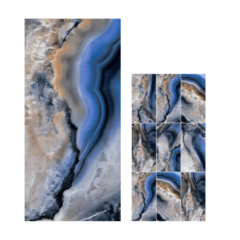 Gạch lát nền và ốp tường men bóng trắng toàn thân 60x120