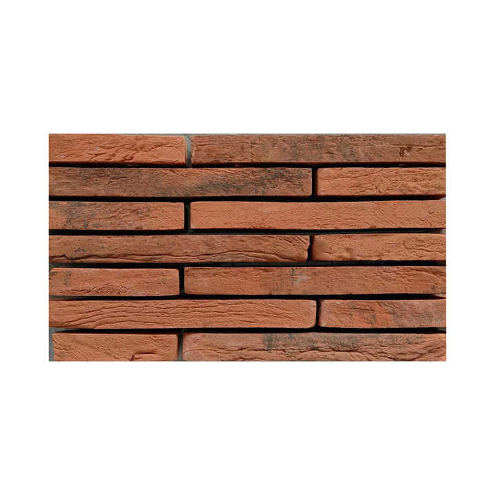 Gạch ốp tường ngoài trời trong nhà Hàn Quốc màu đỏ đất nung