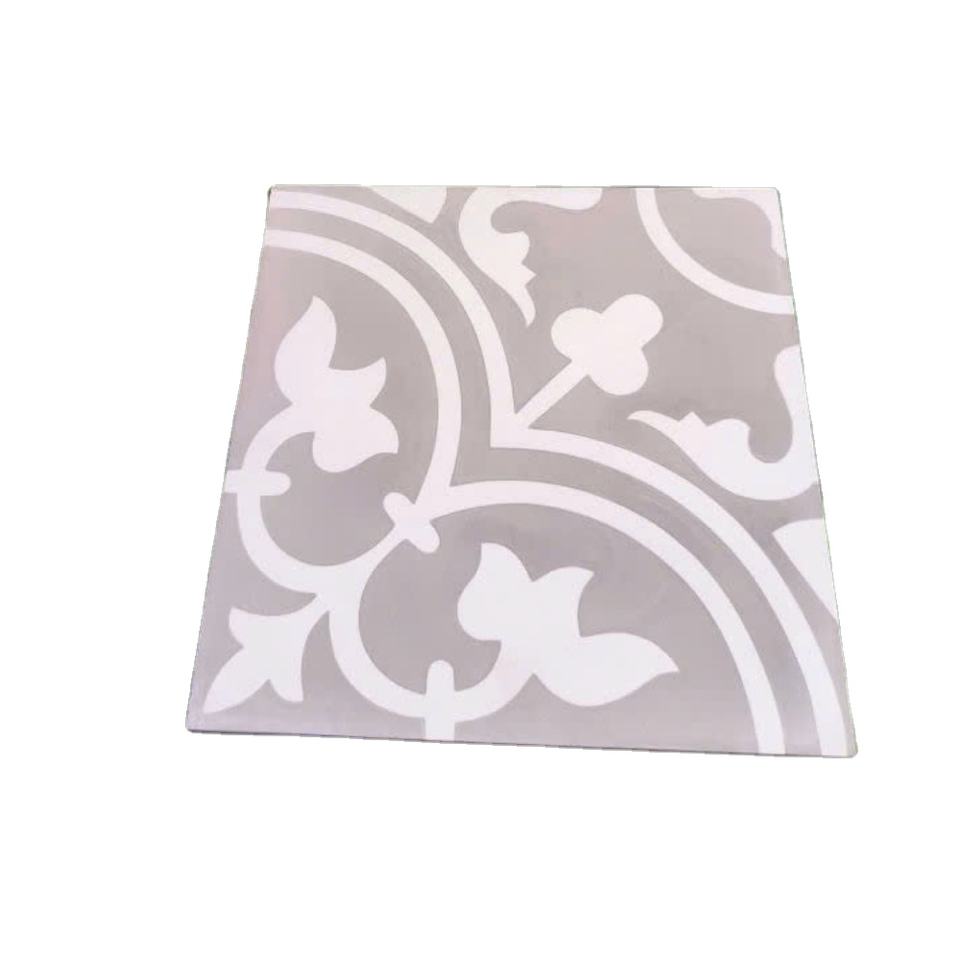 Gạch ốp lát ceramic đá cẩm thạch xám, trang trí ngoại thất cao ốc