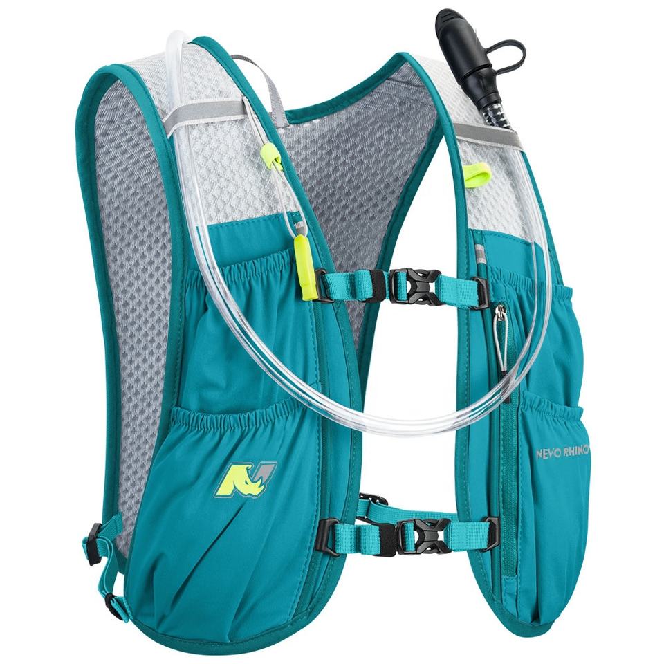 Ba lô đạp xe ngoài trời Unisex có logo tùy chỉnh, lót polyester do nhà máy cung cấp, áo vest và túi chạy marathon