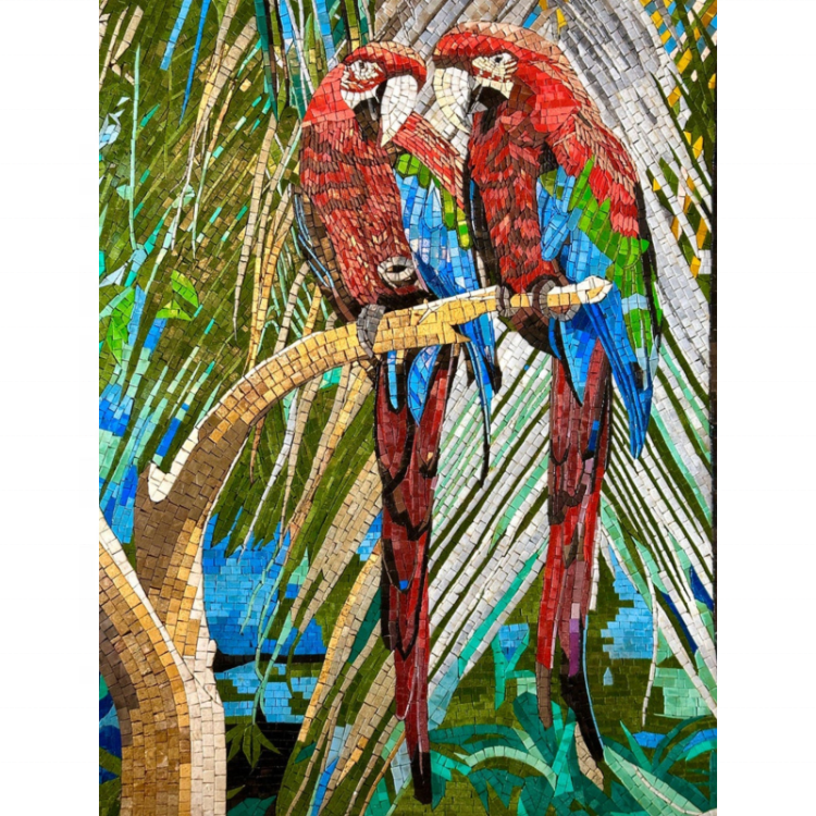 Tranh Khảm Nghệ Thuật Tinh Xảo Thủ Công Tùy Chỉnh Hoàn Toàn, Seri Động Vật Được Khen Ngợi Nức Lòng Tại Hội Chợ Canton 2024