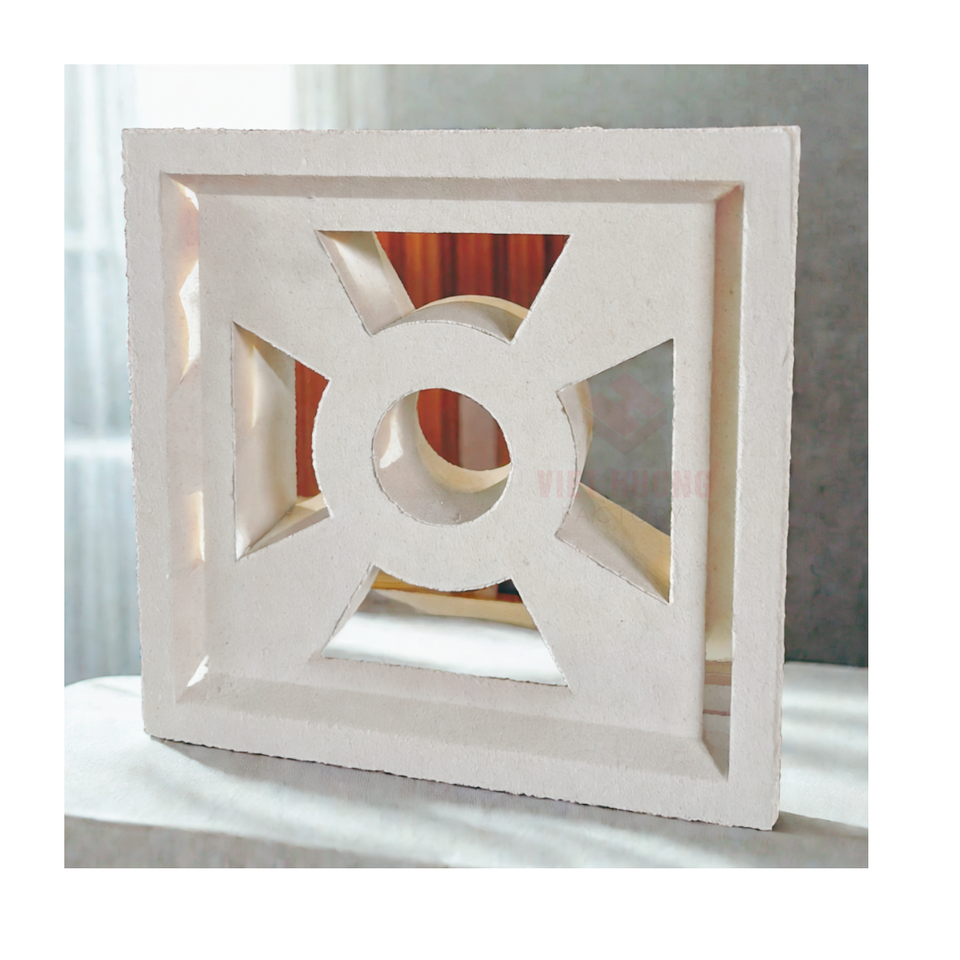 Gạch 3D ốp tường bê tông dạng lỗ thoáng khí