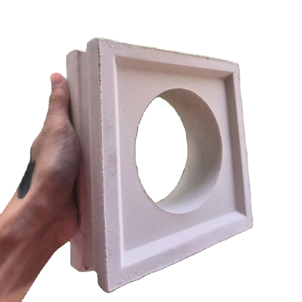 Gạch bê tông trang trí lỗ, kiểu dáng cổ điển, màu xám tự nhiên, làm vách ngăn vườn, xuất xứ Việt Nam