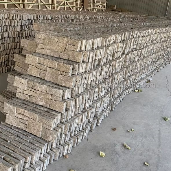 Tấm ốp tường mặt tiền đá văn hóa hình chữ Z bằng đá phiến tự nhiên, thiết kế hiện đại, chống xói mòn axit
