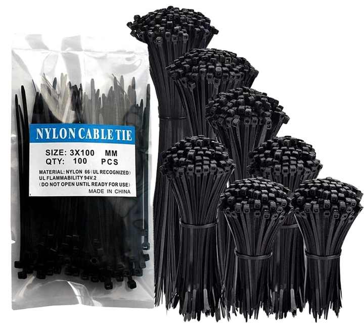 Dây buộc cáp nylon tự khóa nhỏ 8 inch có thể tùy chỉnh