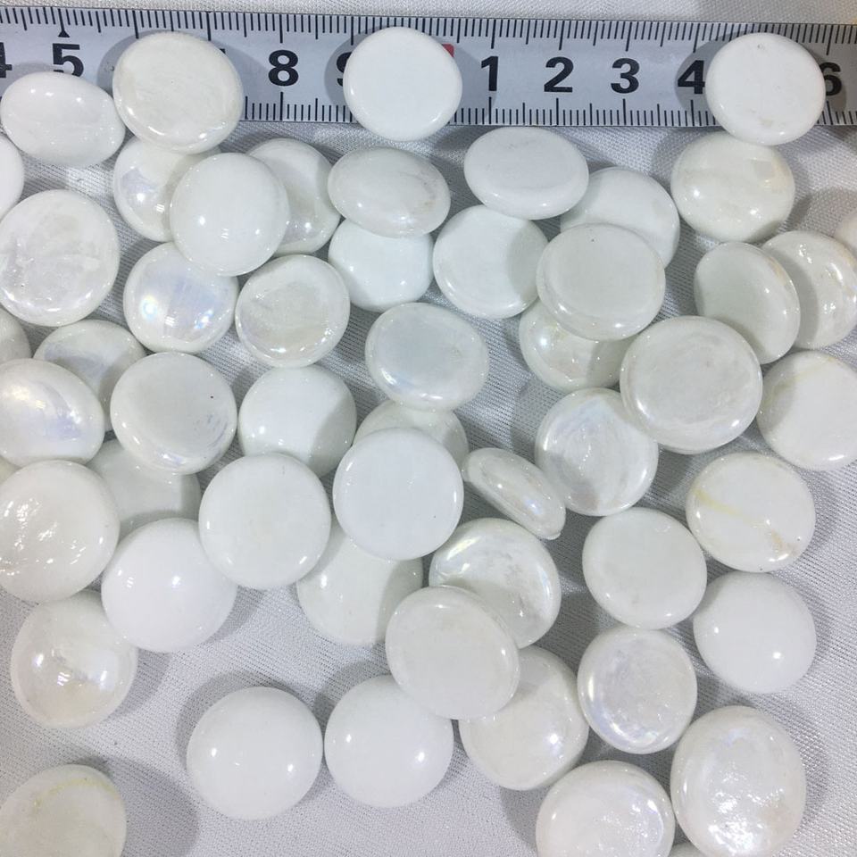 Bi ve thủy tinh oval, bóng thủy tinh màu phẳng