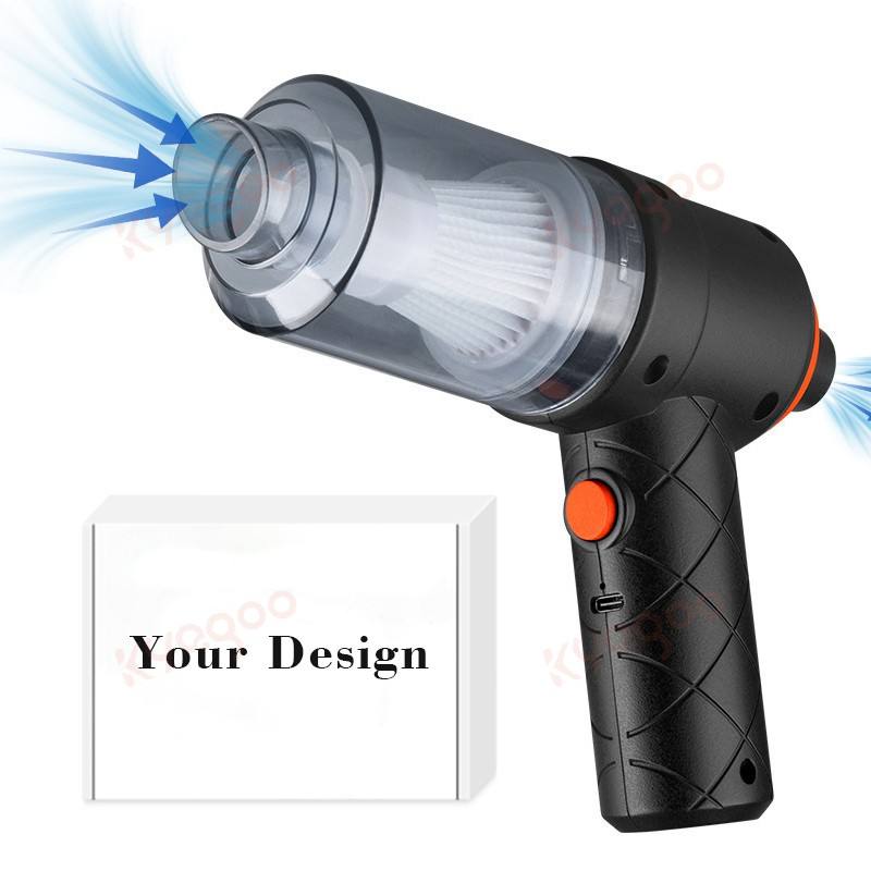 Máy hút bụi cầm tay nhẹ, di động, không dây, sạc lại, dùng cho ô tô với lực hút mạnh