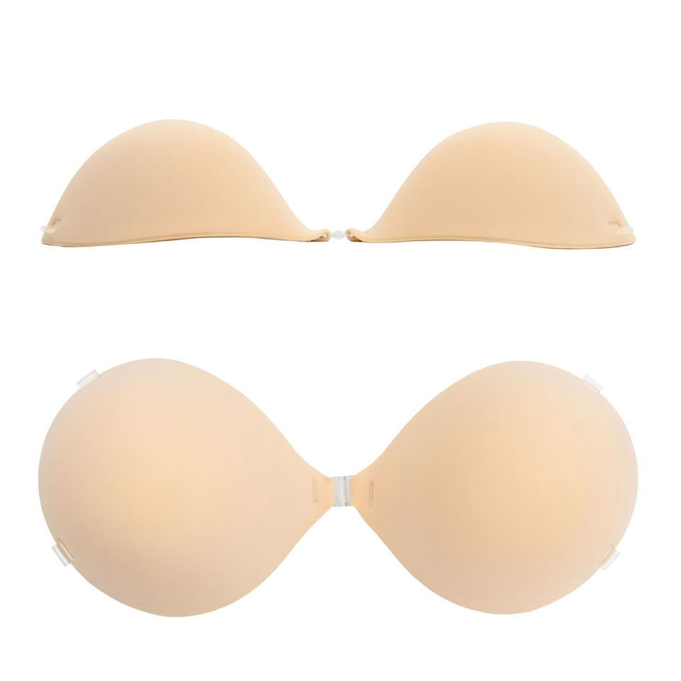 Miếng độn ngực silicon siêu dày cho váy mùa hè, dành cho nữ, không dây, chụp ảnh cưới, nâng ngực nhỏ, miếng độn ngực gợi cảm.