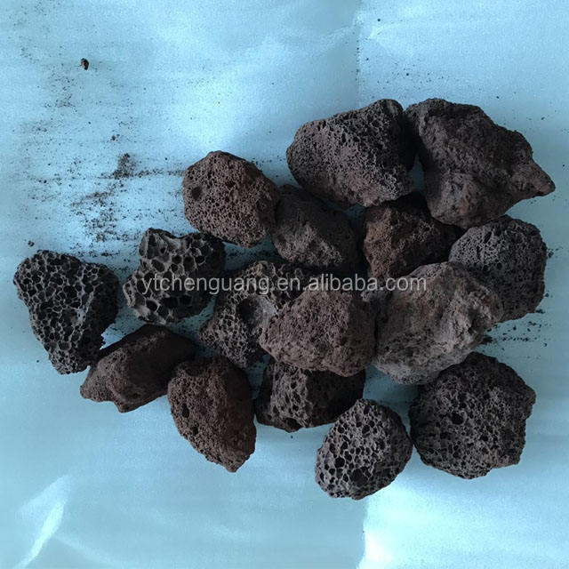 Đá núi lửa đỏ chất lượng cao làm đường vườn