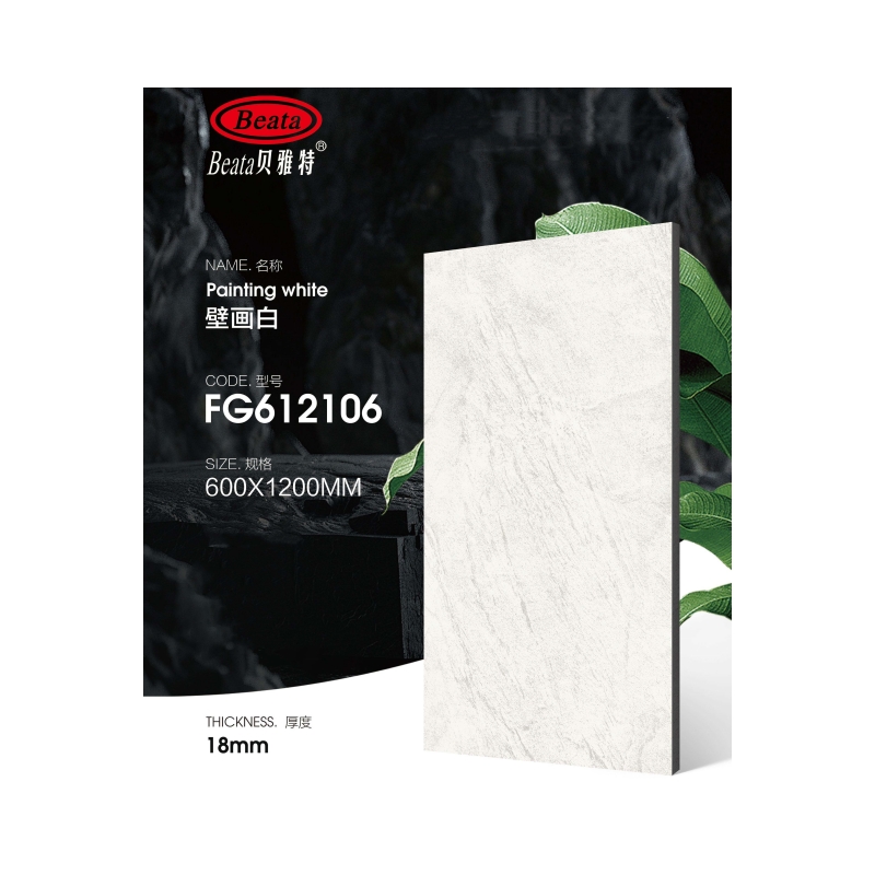 Gạch ốp tường ngoài trời cao cấp Porcelain 600x1200x18mm