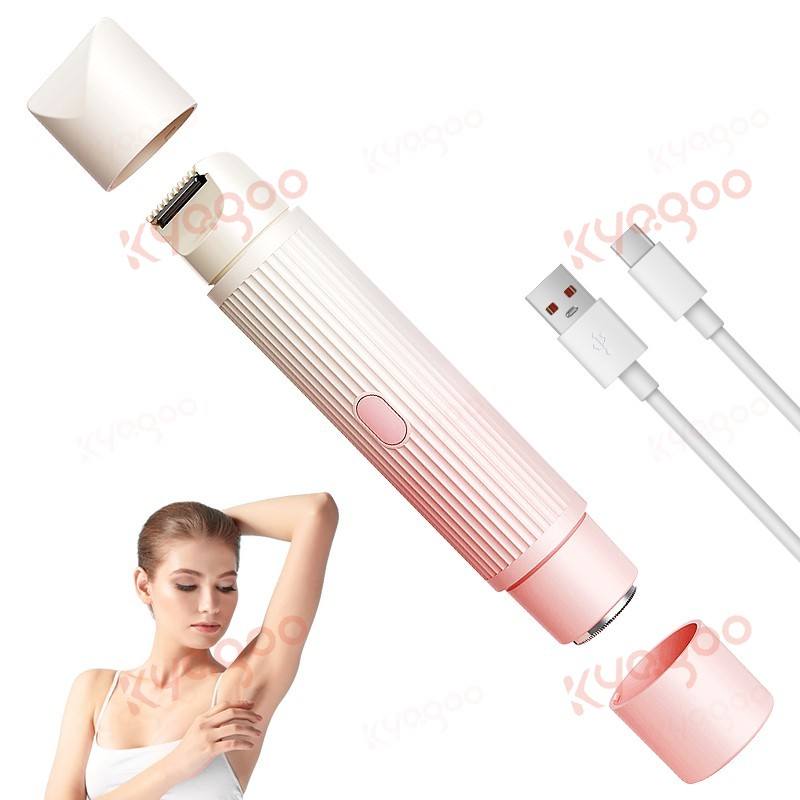 Máy cạo và nhổ lông điện dành cho nữ - Máy tỉa lông bikini 2-trong-1 cho Mặt, Chân, Nách, Chống nước & Tẩy lông không đau