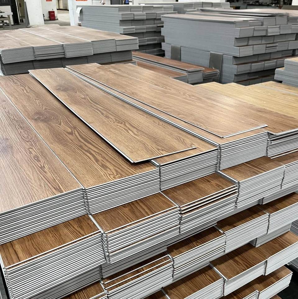 Sàn nhựa Vinyl hèm khóa SPC LVT chống nước sang trọng dùng trong nhà, độ dày 8mm 7mm 5mm 4mm, trang trí nội thất.