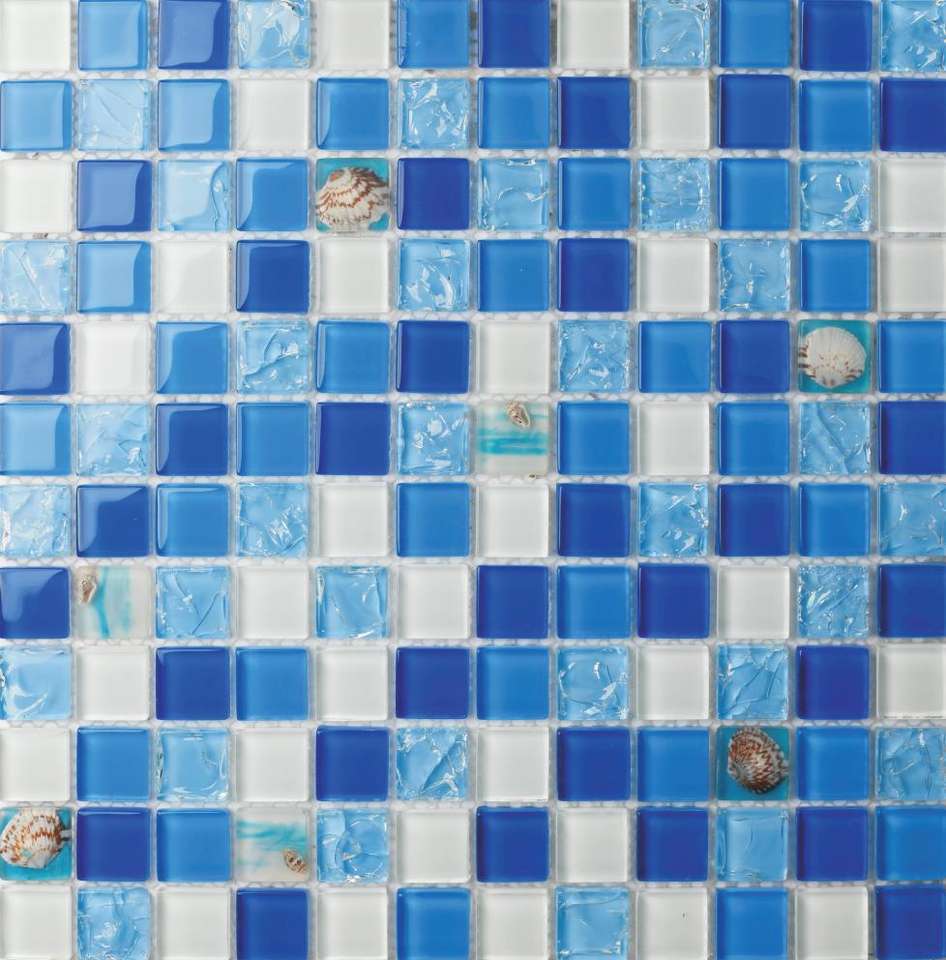 Gạch Mosaic 3D Kính Pha Lê Hồ Bơi Ngoài Trời Hiện Đại Giá Rẻ Bán Sỉ