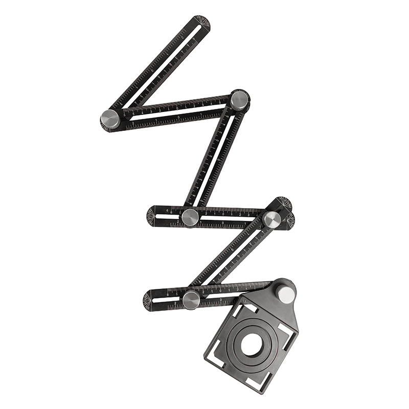 Thước đo đa góc 12 cạnh hợp kim