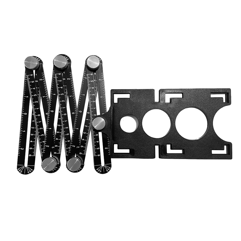 Thước đo đa năng gấp bằng hợp kim nhôm hình lục giác