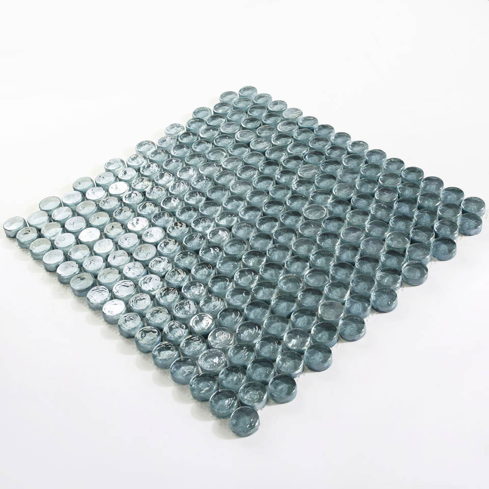 Miếng dán gạch men tròn hiện đại 20x8mm, chống thấm, dùng cho nhà bếp và phòng tắm khách sạn
