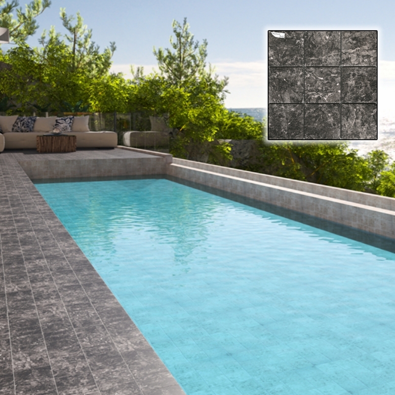 Gạch Mosaic Gốm sứ trang trí Phòng khách trong nhà, Khách sạn, Biệt thự và Hồ bơi