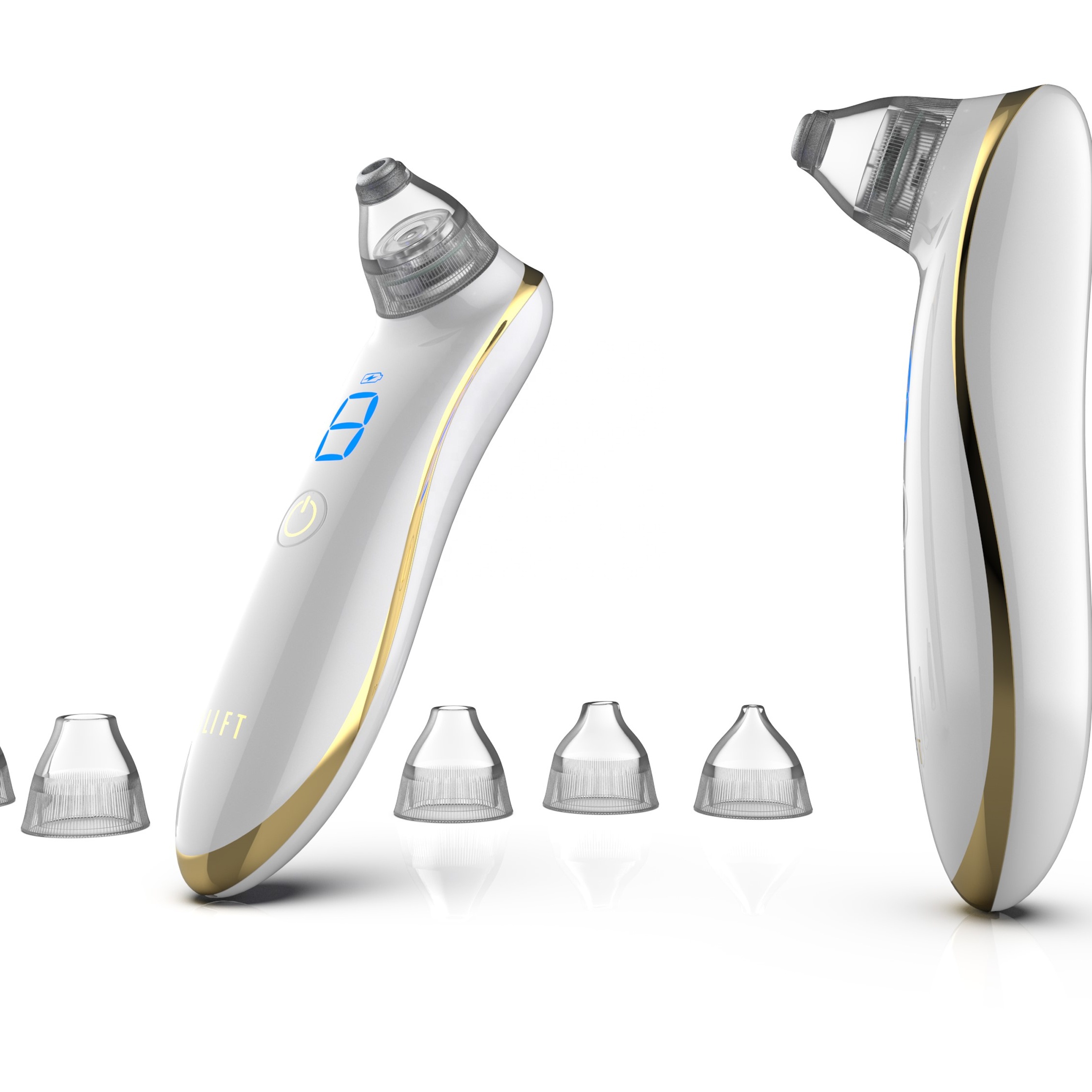 Máy hút mụn đầu đen dễ sử dụng, dùng tại nhà, dành cho nam và nữ, công nghệ hút chân không