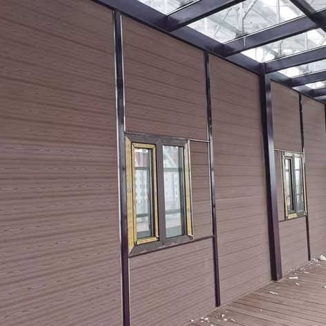 Tấm ốp tường WPC 3D rãnh dễ lắp đặt ngoài trời