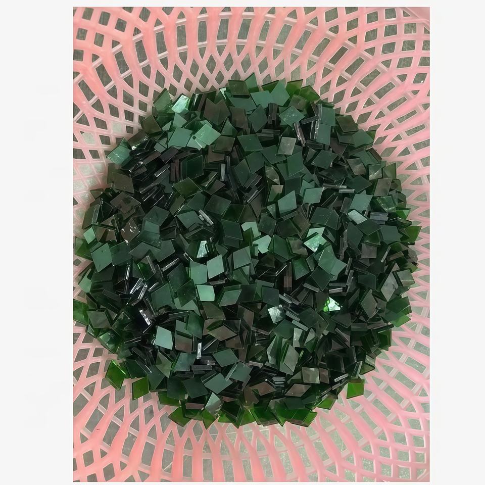 Gạch Mosaic Hạt Rời Thủy Tinh/Gốm Sứ Cao Cấp Dày 4mm dùng cho Thủ công mỹ nghệ Tự làm, Bàn ăn, Bể bơi, Sàn gỗ; Các Mảnh Vụn Rời Có Màu