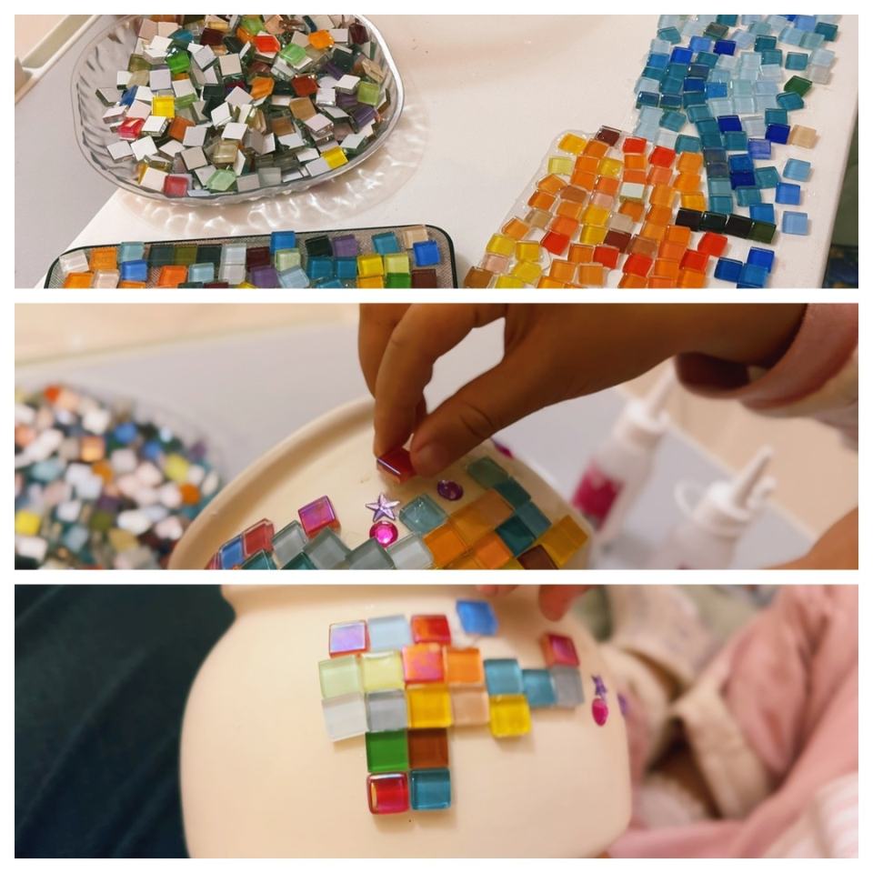 Hạt rời Mosaic Thủy tinh/Gốm sứ Cao cấp, Thiết kế Hiện đại dùng cho Tường & Sàn Phòng tắm, Khách sạn, Tự làm (DIY), Thủ công Mỹ nghệ và Ứng dụng Ốp lát Tường.