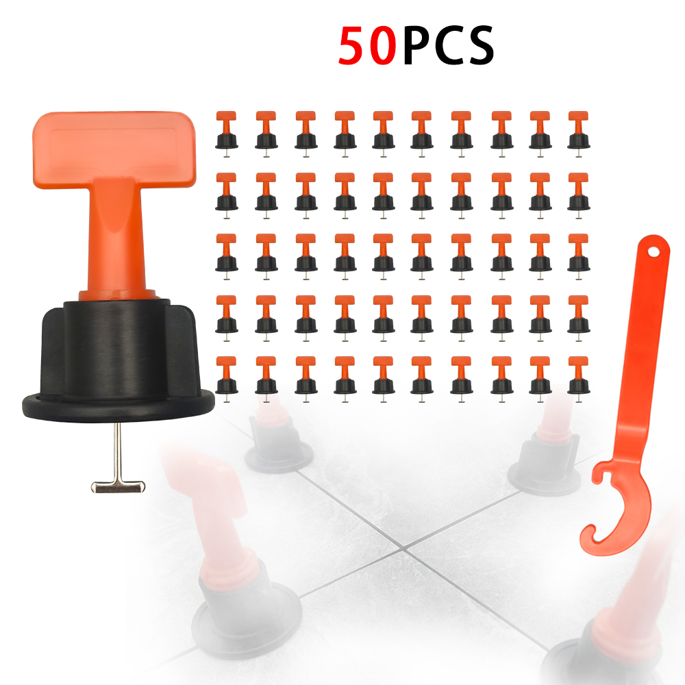 Bộ dụng cụ cân bằng gạch 50 cái hiện đại 1.0mm 1.5mm