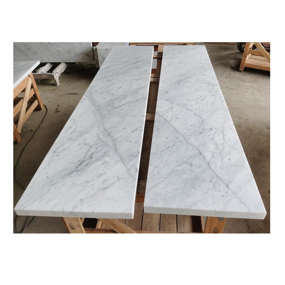 Gạch đá cẩm thạch trắng Carrara Ý tự nhiên