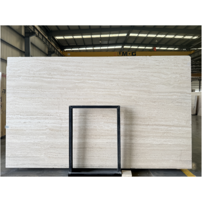Sản phẩm đá tự nhiên trực tiếp từ nhà máy Gạch ốp tường đá vôi màu be Đá vôi Rome Beige Đá cẩm thạch Đá travertine
