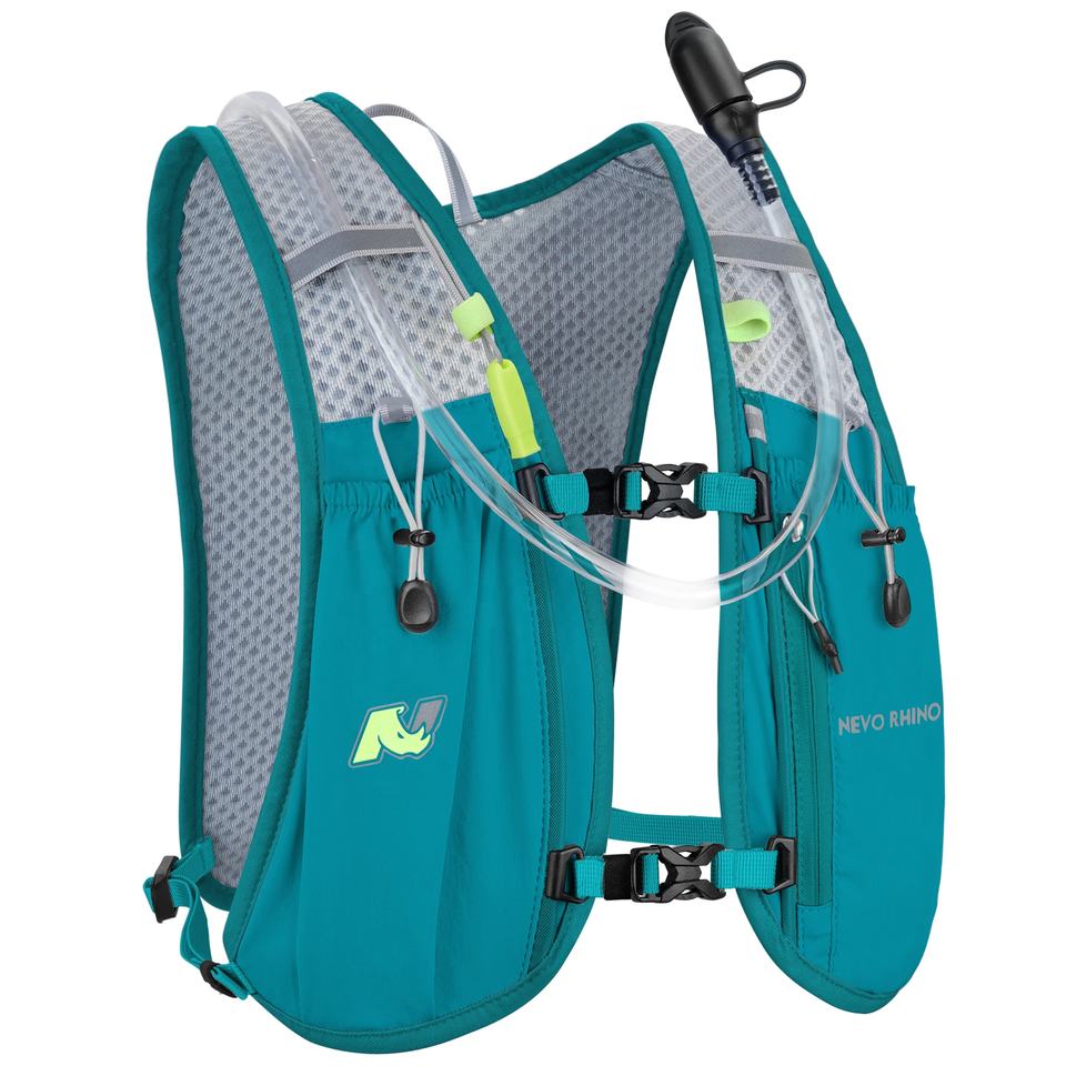 Ba lô cấp nước nylon nhẹ tùy chỉnh cho các môn thể thao ngoài trời (đi bộ đường dài, chạy bộ, đạp xe) kèm túi nước dạng vest