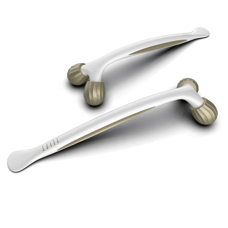 Con lăn mặt tự nhiên cầm tay dùng tại nhà hoặc văn phòng, thiết bị dễ sử dụng giúp làm săn chắc, thon gọn, nâng cơ da và tăng cường vẻ đẹp.