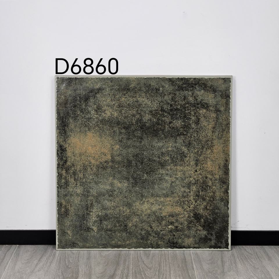 Gạch Porcelain toàn thân tráng men 60x60cm ốp tường nội thất giả cổ mộc mạc trang trí