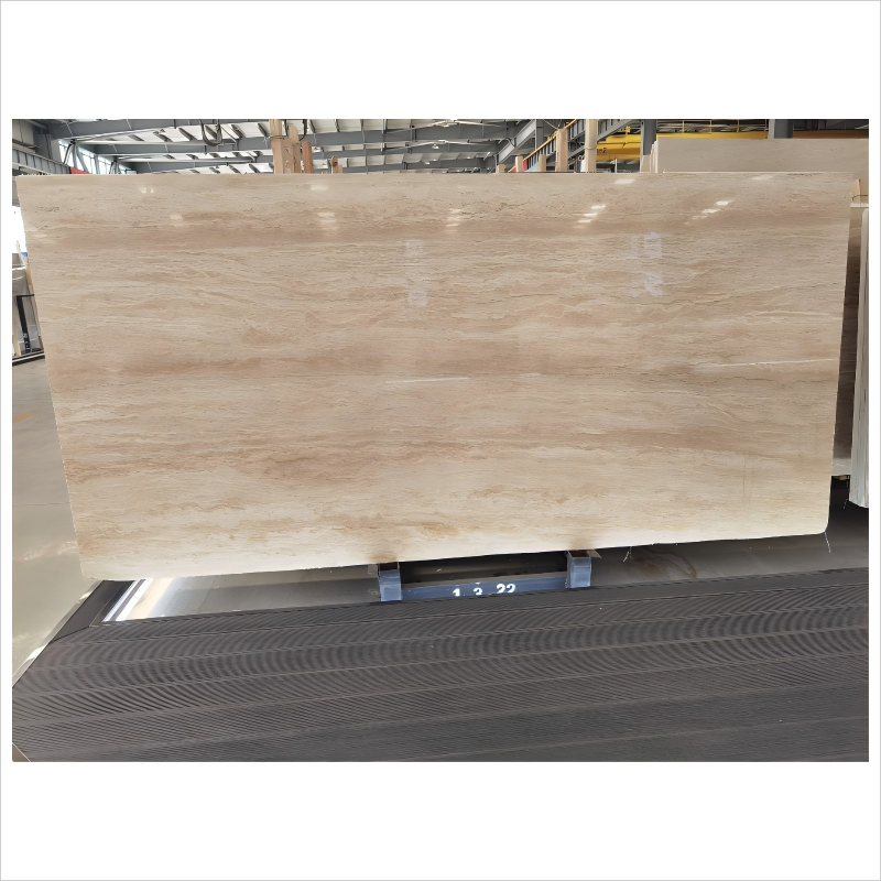 Đá vôi màu be lát sàn, tấm đá Travertine ốp tường