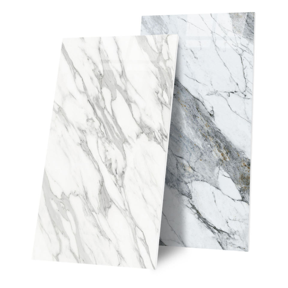 Gạch Lát Sàn Sứ Trong Nhà Hiện Đại 600x1200 Vân Đá Cẩm Thạch Giả, Hiệu Ứng Gạch Nung, Bề Mặt Bóng, Chống Trượt Dùng Cho Biệt Thự, Trường Học