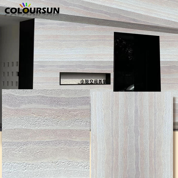 Tấm ốp tường đá rammed earth mỏng, mềm, chống cháy, hiện đại, uốn cong được, lấy cảm hứng từ văn hóa