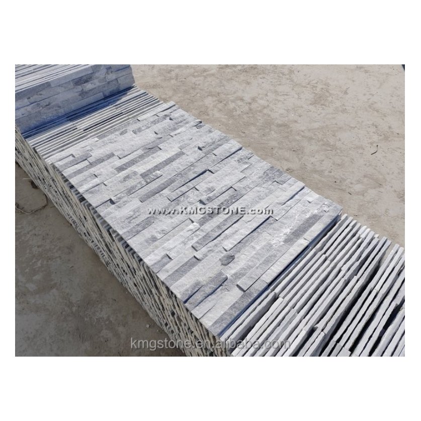 Tấm Ốp Đá Phiến Tự Nhiên Xám Mây Bề Mặt Xẻ, Thiết Kế Hiện Đại Cho Ngoại Thất Khách Sạn Và Biệt Thự