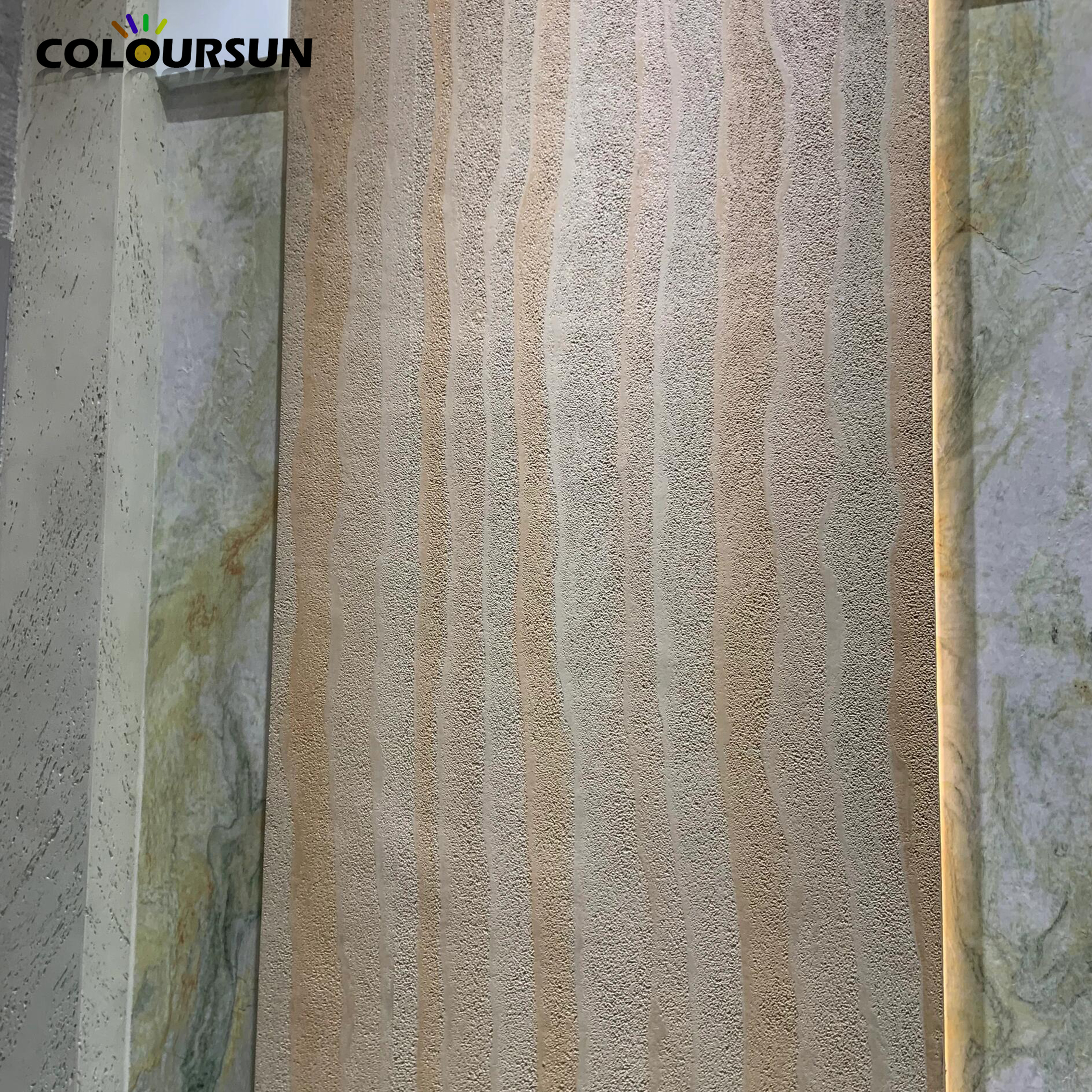 Ván ốp tường đá thạch anh xám hình chữ nhật tự nhiên hiện đại giả đá nhân tạo