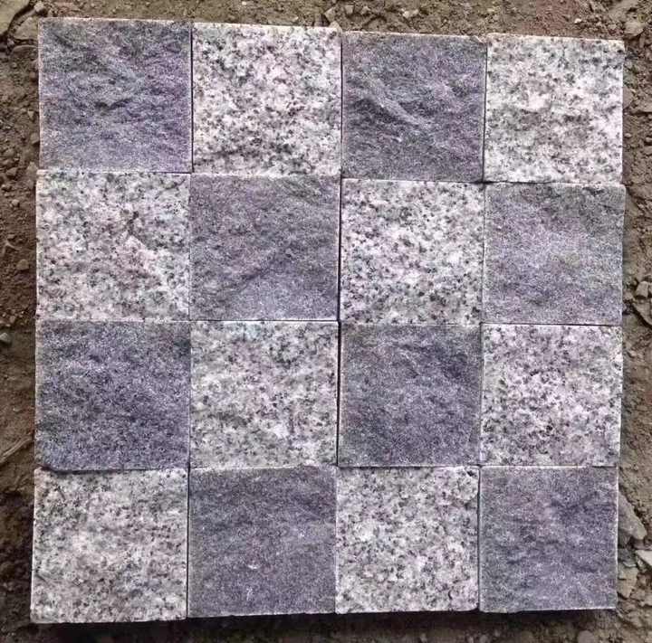 Đá lát granite xám tùy chỉnh, bề mặt chống trơn trượt