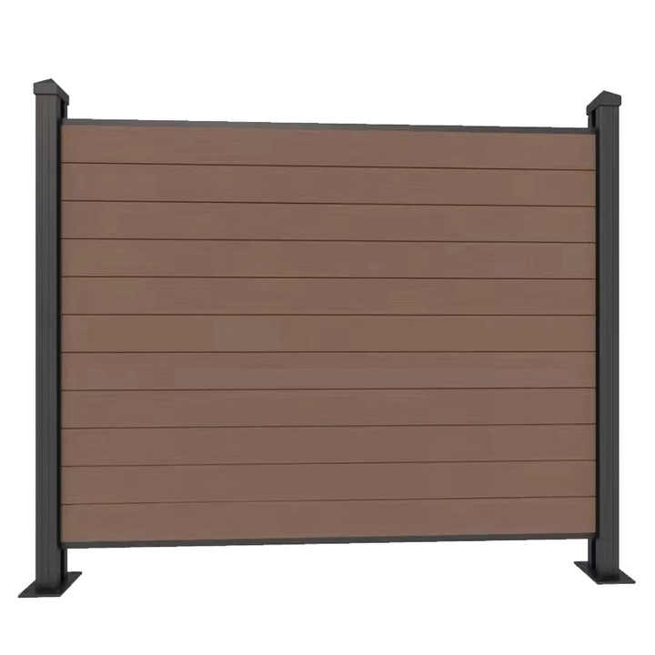 Cổng hàng rào gỗ nhựa composite lắp đặt dễ dàng, riêng tư cho sân vườn