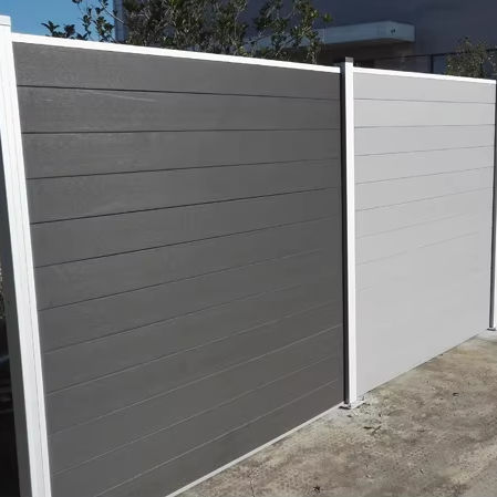 Tấm chắn tường WPC 3D chống thấm cao 6 feet bán buôn để trang trí sân vườn