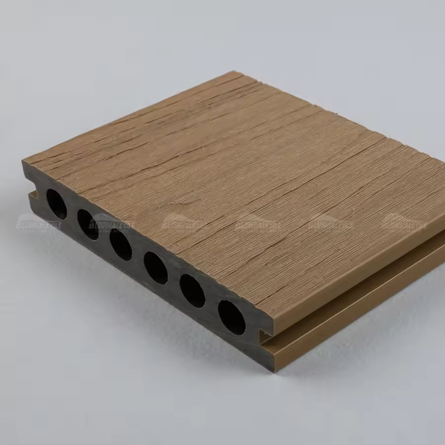 Sàn gỗ ngoài trời giả vân gỗ ép nổi chống nước cho hồ bơi