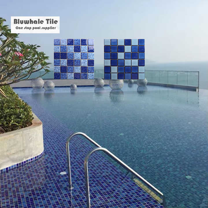 Gạch khảm hồ bơi gốm ngoài trời