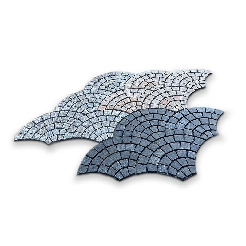 Lát đá granite tròn lưới cứng cho dự án ngoài trời