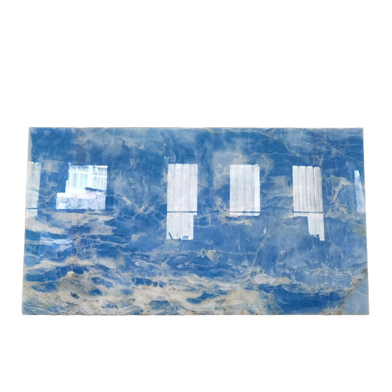 DTH Tấm Đá Cẩm Thạch Onyx Xanh Tự Nhiên Thiết Kế Hiện Đại Sang Trọng, Bề Mặt Đánh Bóng, Chống Thấm Nước, Tấm Lớn dùng cho Khách Sạn