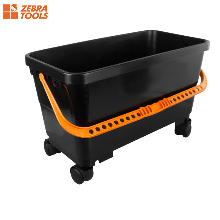 Bộ vệ sinh mạch vữa chịu lực 24L với con lăn kép & miếng bọt biển lưới để chăm sóc gạch