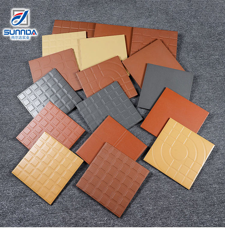 Gạch lát nền ngoài trời màu đất nung